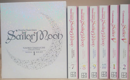Sailor Moon Vol. 1-10 + Sailor V Vol. 1,2 (12 Books) Complete English Manga Set Incl. Box Set #1 (Vol. 1-6)