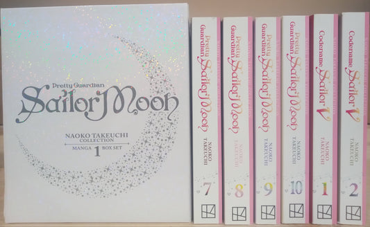 Sailor Moon Vol. 1-10 + Sailor V Vol. 1,2 (12 Books) Complete English Manga Set Incl. Box Set #1 (Vol. 1-6)
