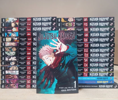 Jujutsu Kaisen Manga Vol. 0-27 (28 books) English Complete Set