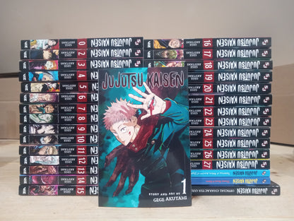 Jujutsu Kaisen Manga Vol. 0-27 (28 books) English Complete Set
