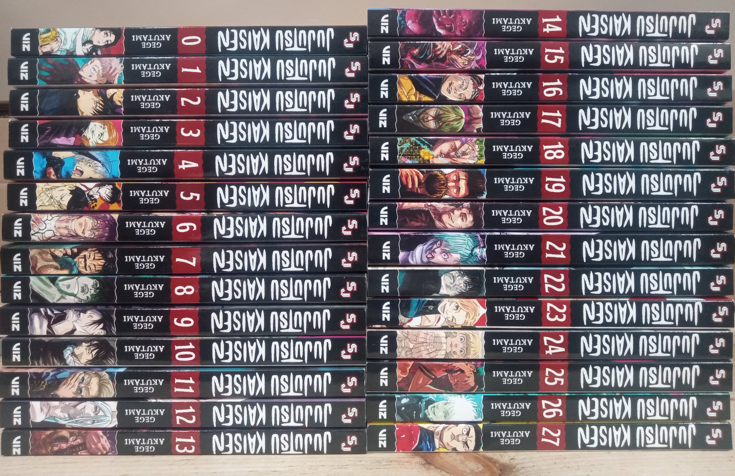 Jujutsu Kaisen Manga Vol. 0-27 (28 books) English Complete Set