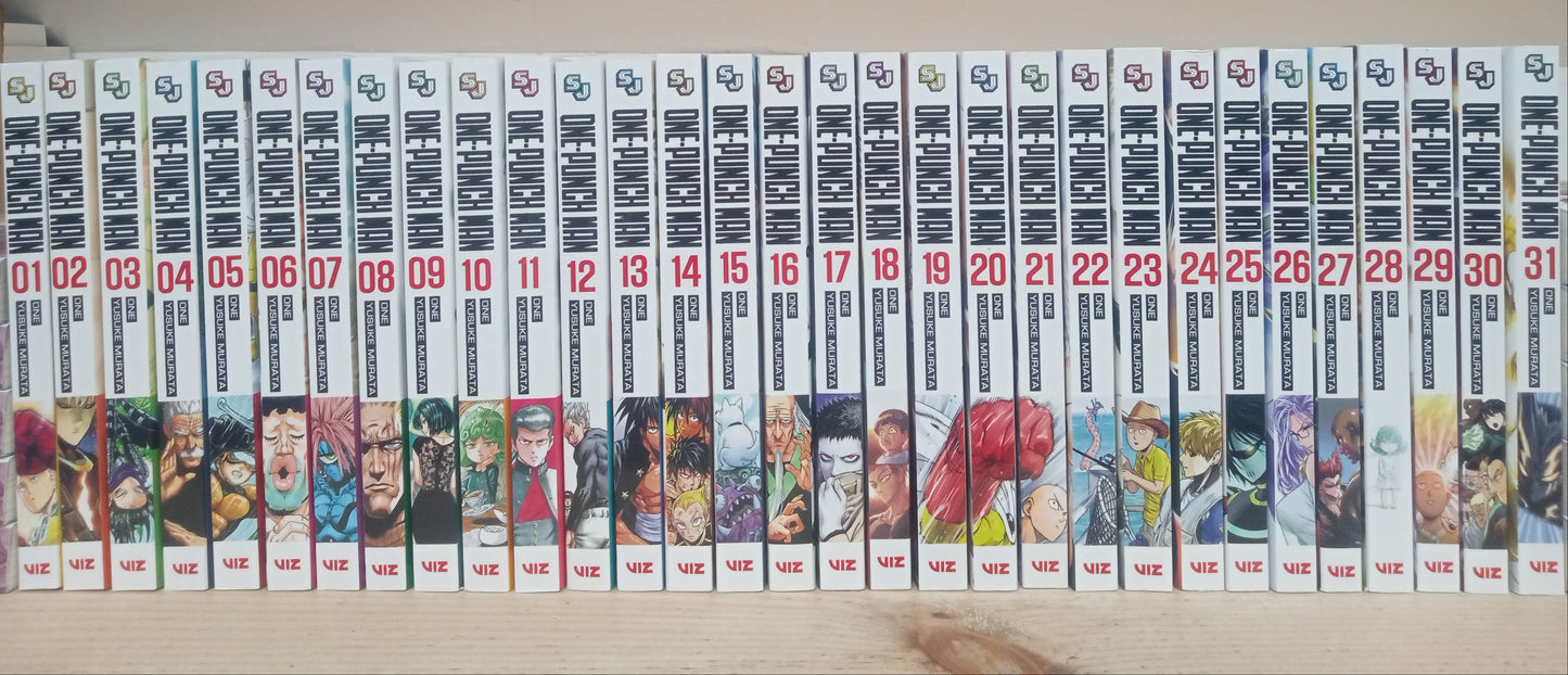 One Punch Man Vol. 1-31 English Manga Set Complete