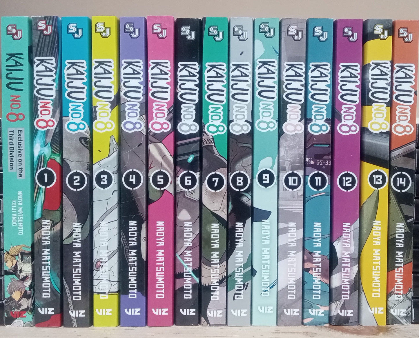 Kaiju No. 8 Manga Vol. 1-14 Manga Set English