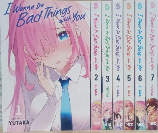 I Wanna Do Bad Things With You Vol. 1-7 Complete Manga Set English