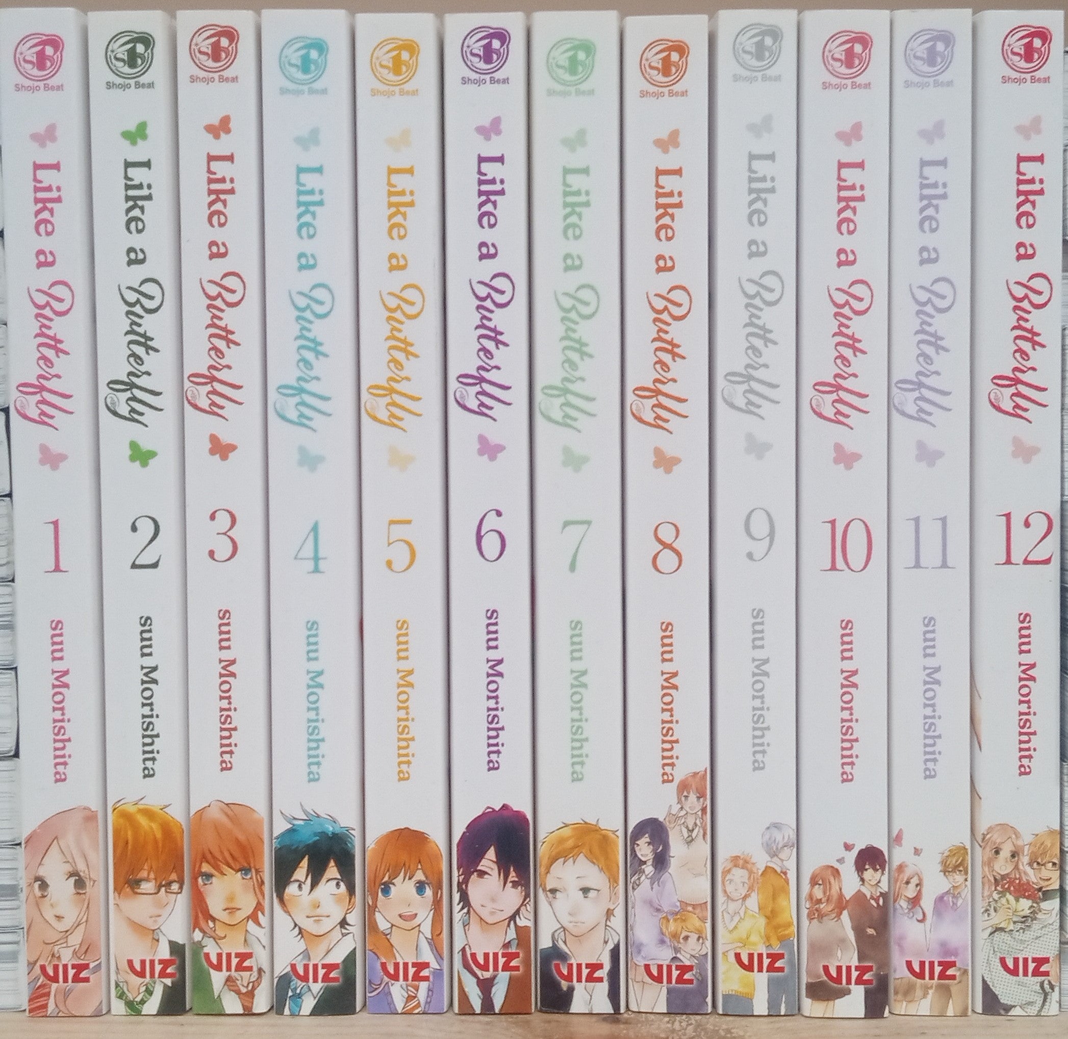 Like a Butterfly Vol. 1-12 Complete Manga Set English – BKManga