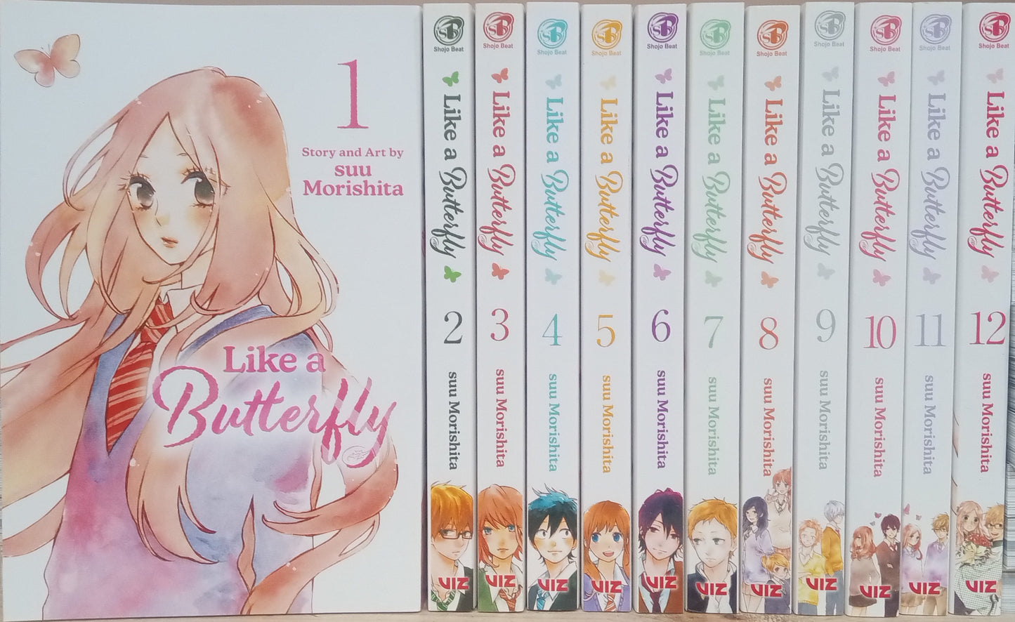 Like a Butterfly Vol. 1-12 Complete Manga Set English