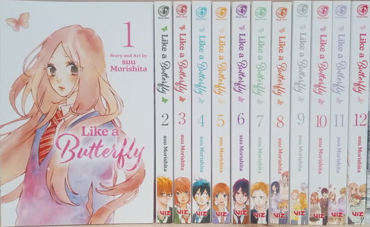 Like a Butterfly Vol. 1-12 Complete Manga Set English