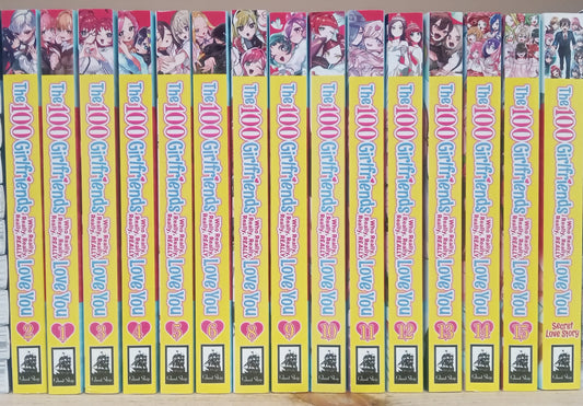 The 100 Girlfriends Who Really Love You Vol. 1-6, 8-15 Manga Set English