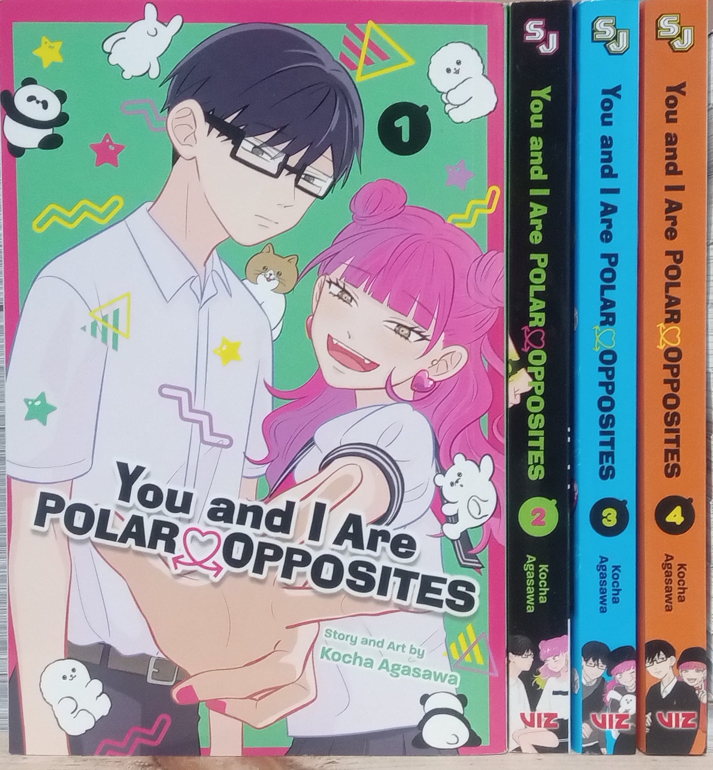 You and I Are Polar Opposites Vol. 1-4 Manga Set English