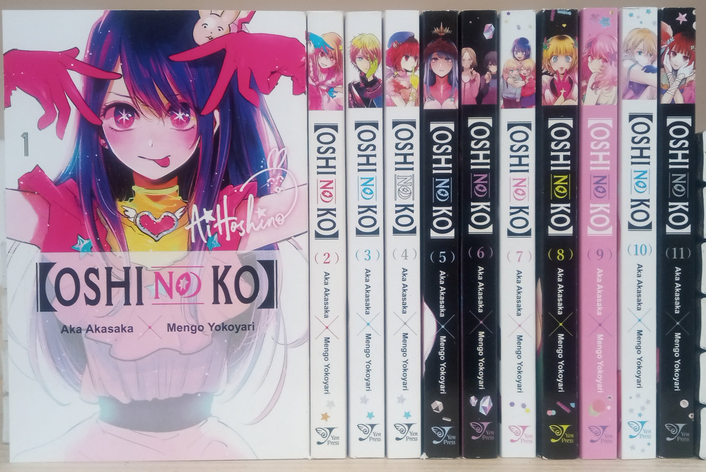 Oshi no Ko Vol. 1-11 Manga Set English