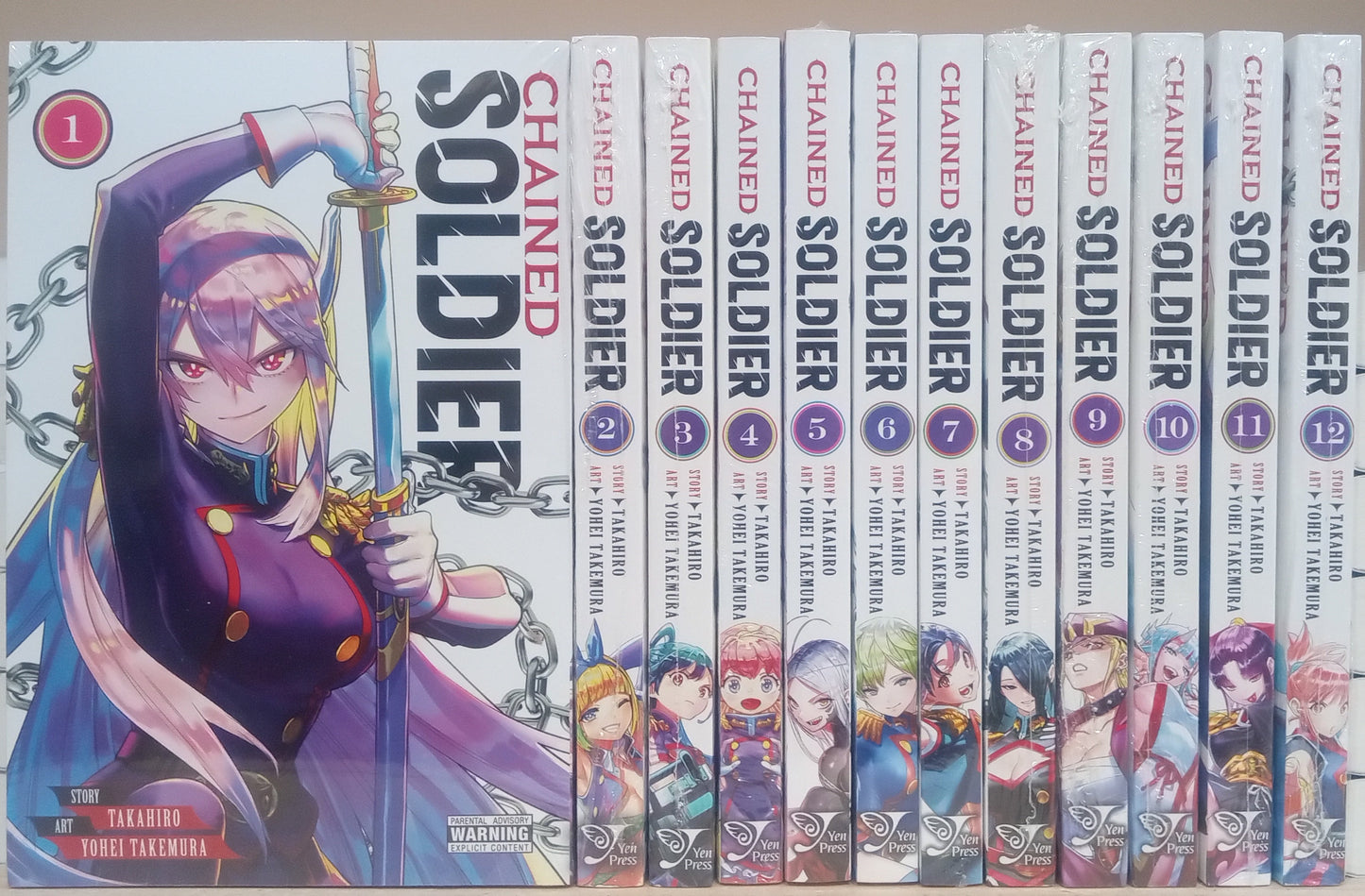 Chained Soldier Vol. 1-12 Manga Set English