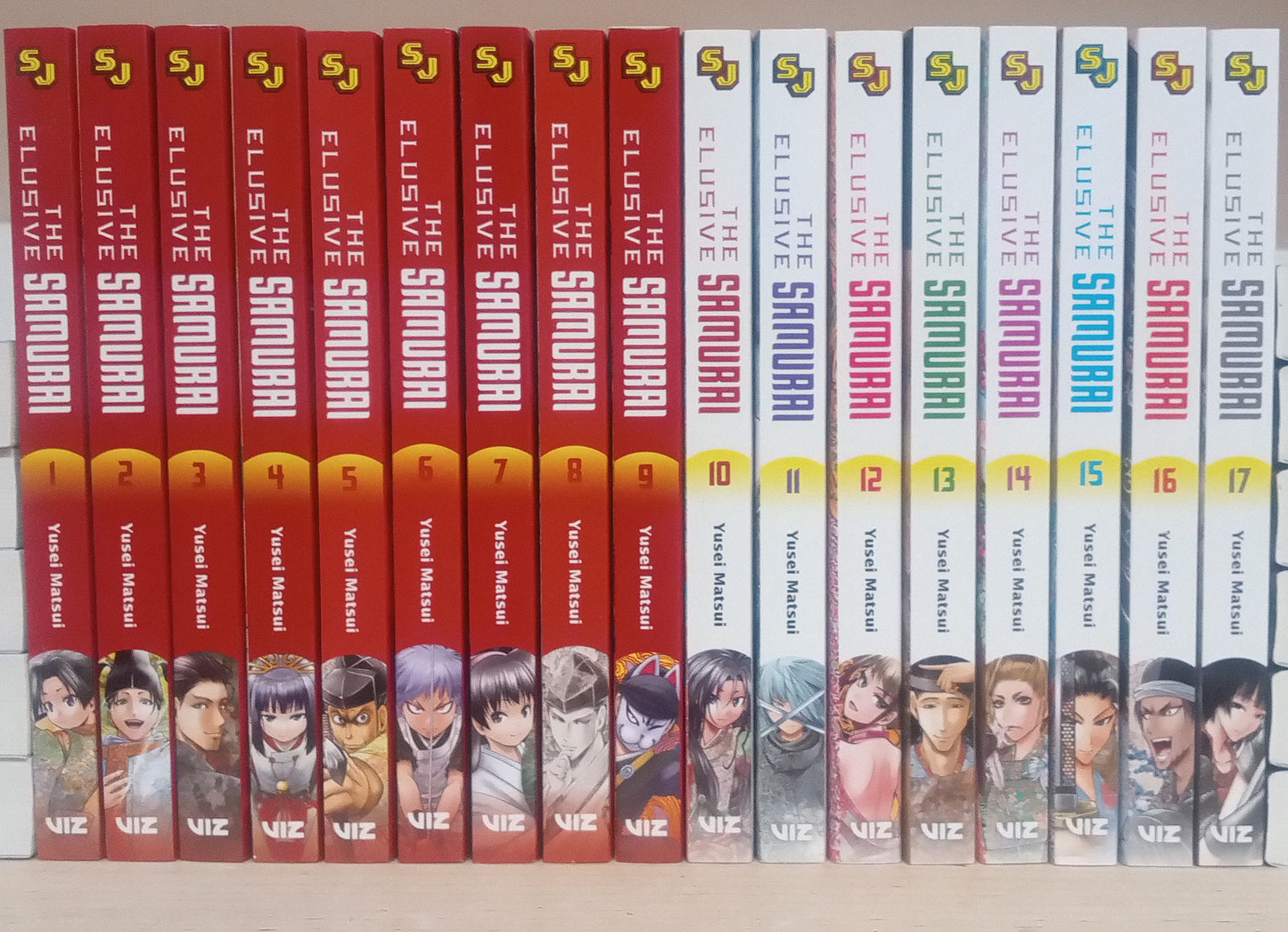 The Elusive Samurai Vol. 1-17 Manga Set English