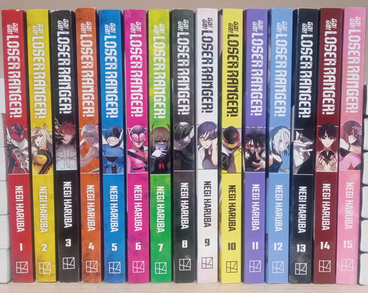 Go Go Loser Ranger! Vol. 1-15 Manga Set English