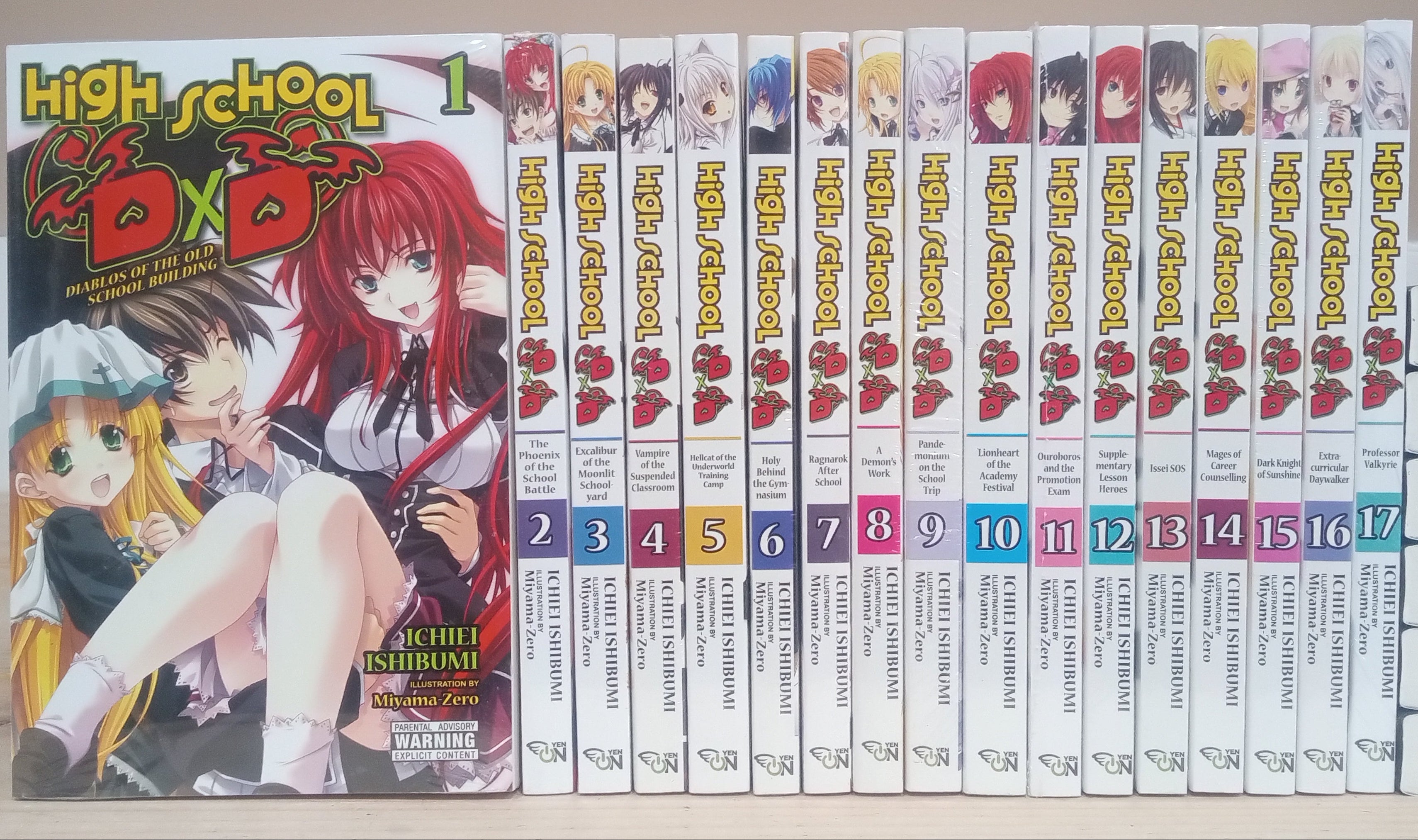 High School DxD Vol. 1-17 Light Novel Set English – BKManga