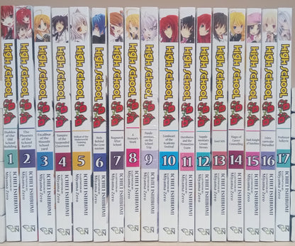 High School DxD Vol. 1-17 Light Novel Set English