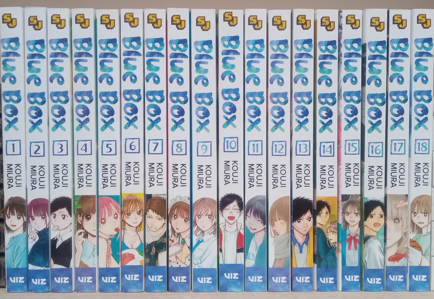 Blue Box Vol. 1-18 Manga Set English