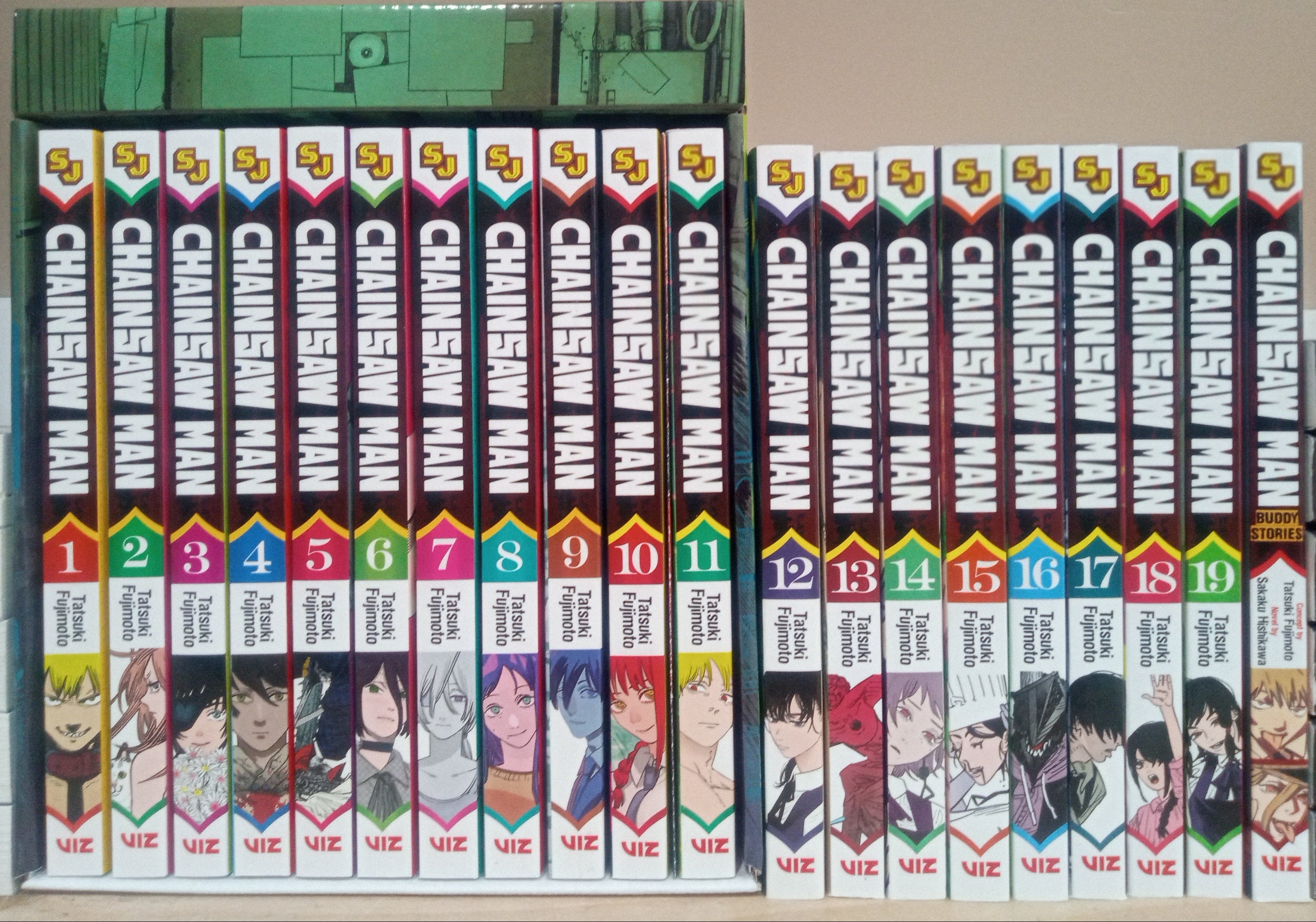 Chainsaw Man Vol. 1-19 Manga Set English Box Set Included – BKManga