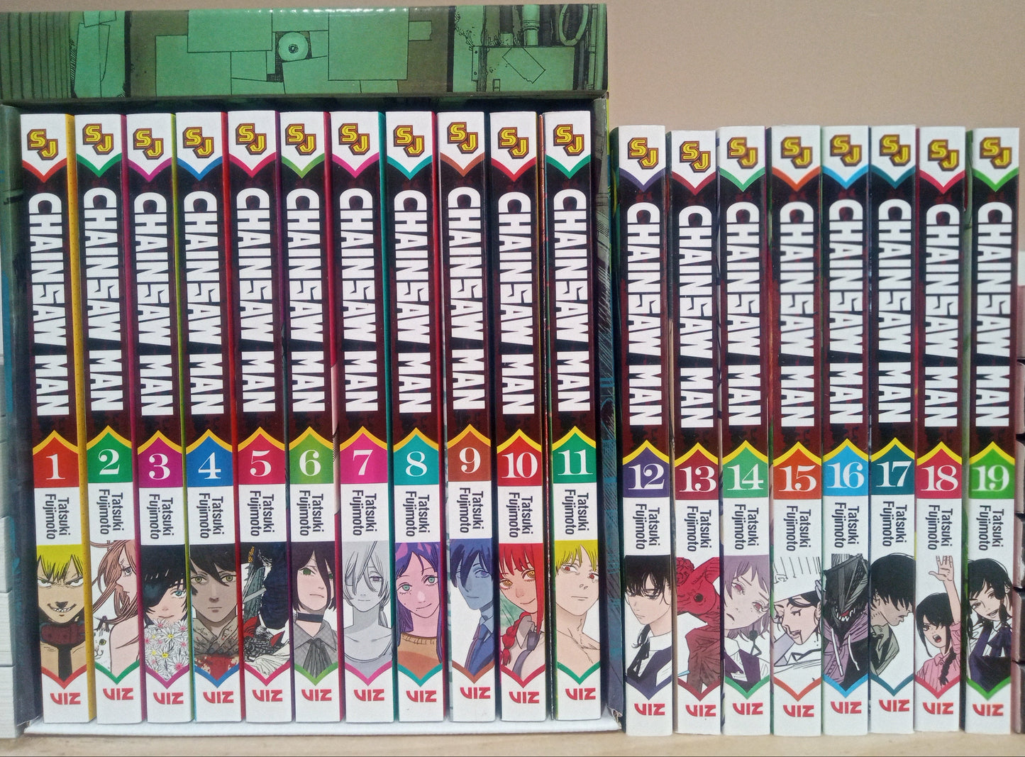 Chainsaw Man Vol. 1-19 Manga Set English Box Set Included