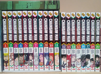 Chainsaw Man Vol. 1-19 Manga Set English Box Set Included