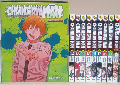 Chainsaw Man Vol. 1-19 Manga Set English Box Set Included