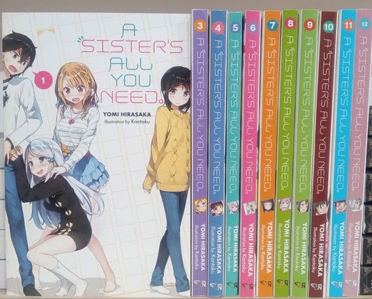 A Sister's All You Need Light Novel Vol. 1, 3-12 (11 Books)
