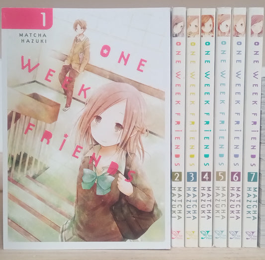 One Week Friends Vol. 1-7 Complete Light Novel Set English