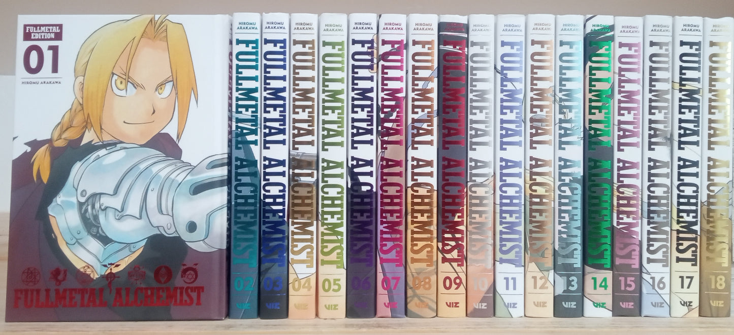 Fullmetal Alchemist: Fullmetal Edition Complete Set Vol. 1-18 Hardcover English