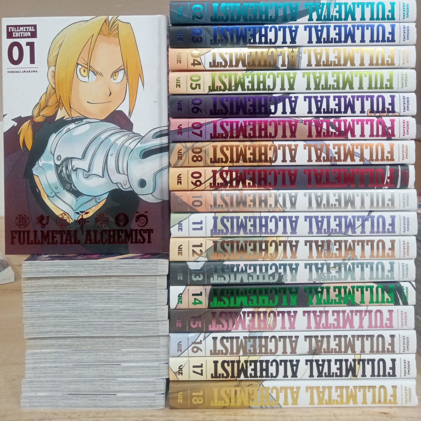 Fullmetal Alchemist: Fullmetal Edition Complete Set Vol. 1-18 Hardcover English