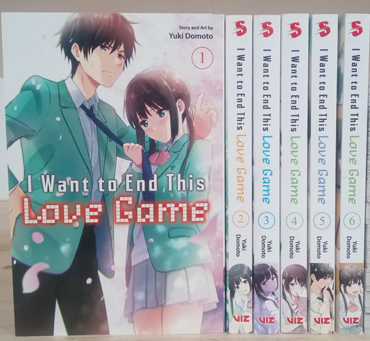 I Want to End This Love Game Vol. 1-6 Manga Set English