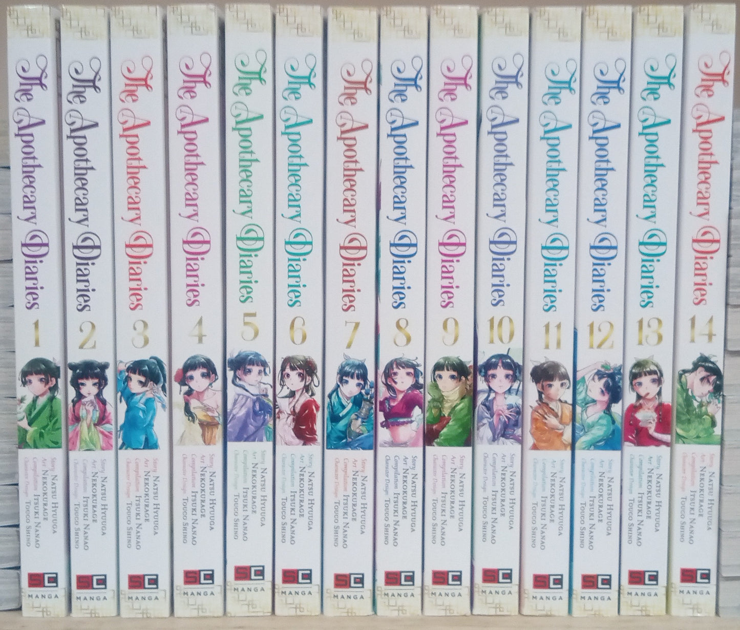 The Apothecary Diaries Manga Vol. 1-14 Set Natsu Hyuuga Sqaure Enix