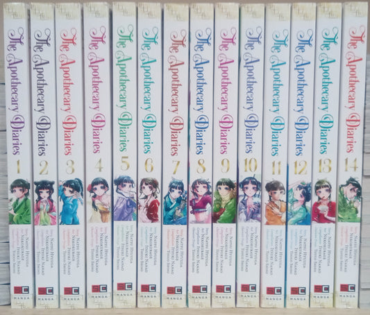 The Apothecary Diaries Manga Vol. 1-14 Set Natsu Hyuuga Sqaure Enix