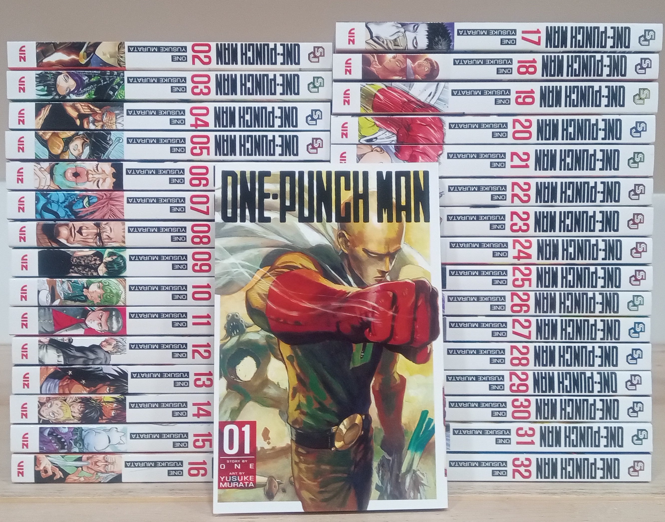 One Punch Man Vol. 1-32 English Manga Set Complete – BKManga