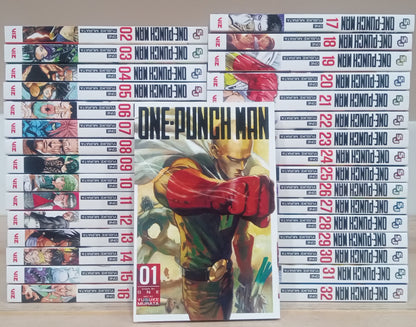 One Punch Man Vol. 1-32 English Manga Set Complete