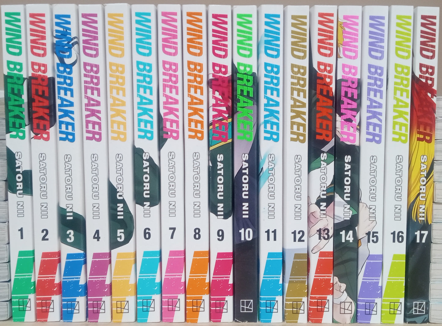 Wind Breaker Vol. 1-17 Manga Complete Set English