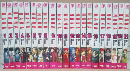 Nana Vol. 1-21 Complete Manga Set English