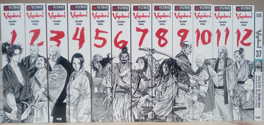 Vagabond Vol. 1-37 (Vizbig Edition Vol. 1-12 + Vol. 37) Complete Manga Set English