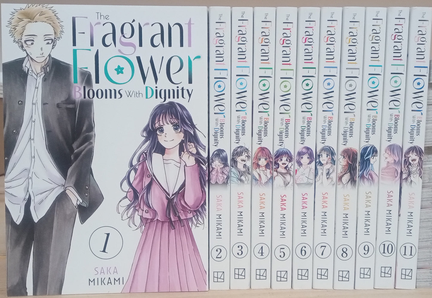 The Fragrant Flower Blooms With Dignity Vol. 1-11 Complete Manga Set English