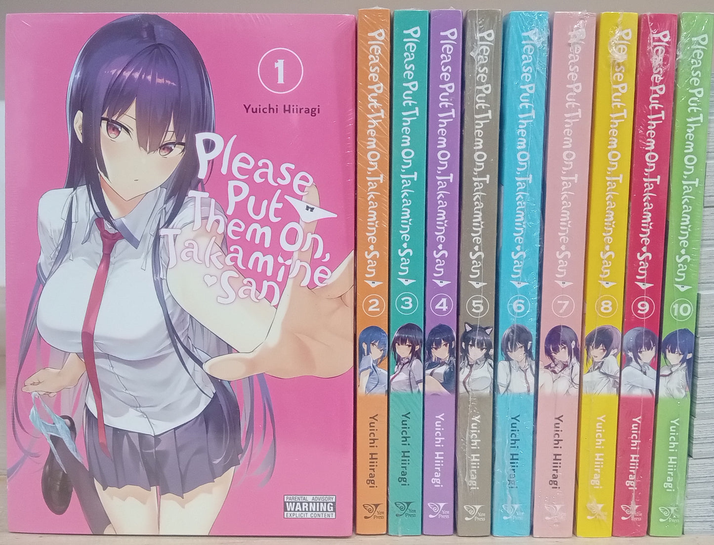 Please Put Them On, Takamine-san Vol. 1-10 Complete Manga Set