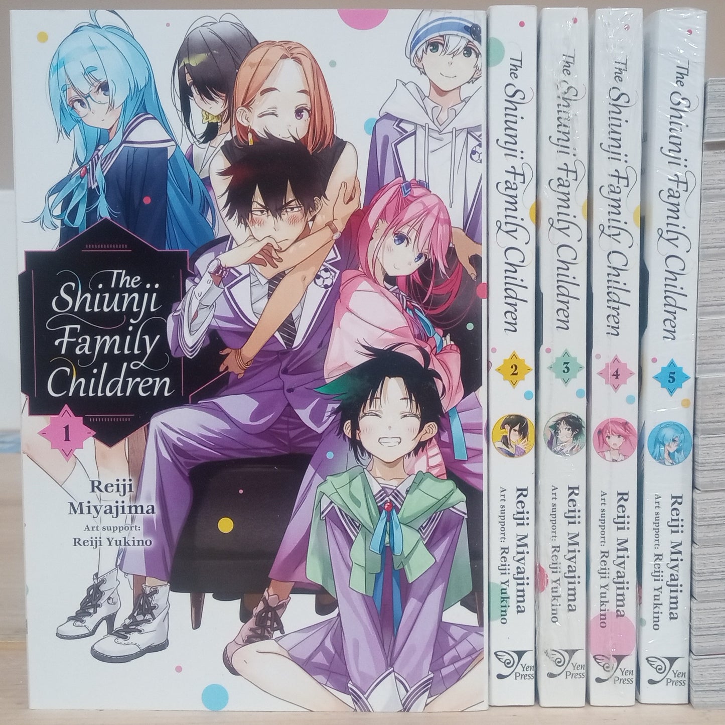 The Shiunji Family Children Vol. 1-5 Manga Set English