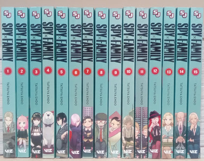 Spy X Family Vol. 1-15 Manga Set English