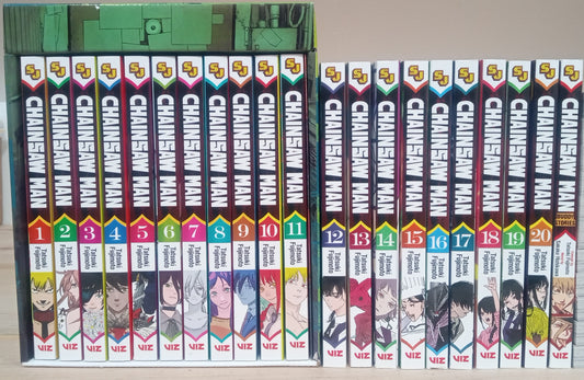 Chainsaw Man Vol. 1-20 Manga Set English Box Set Included
