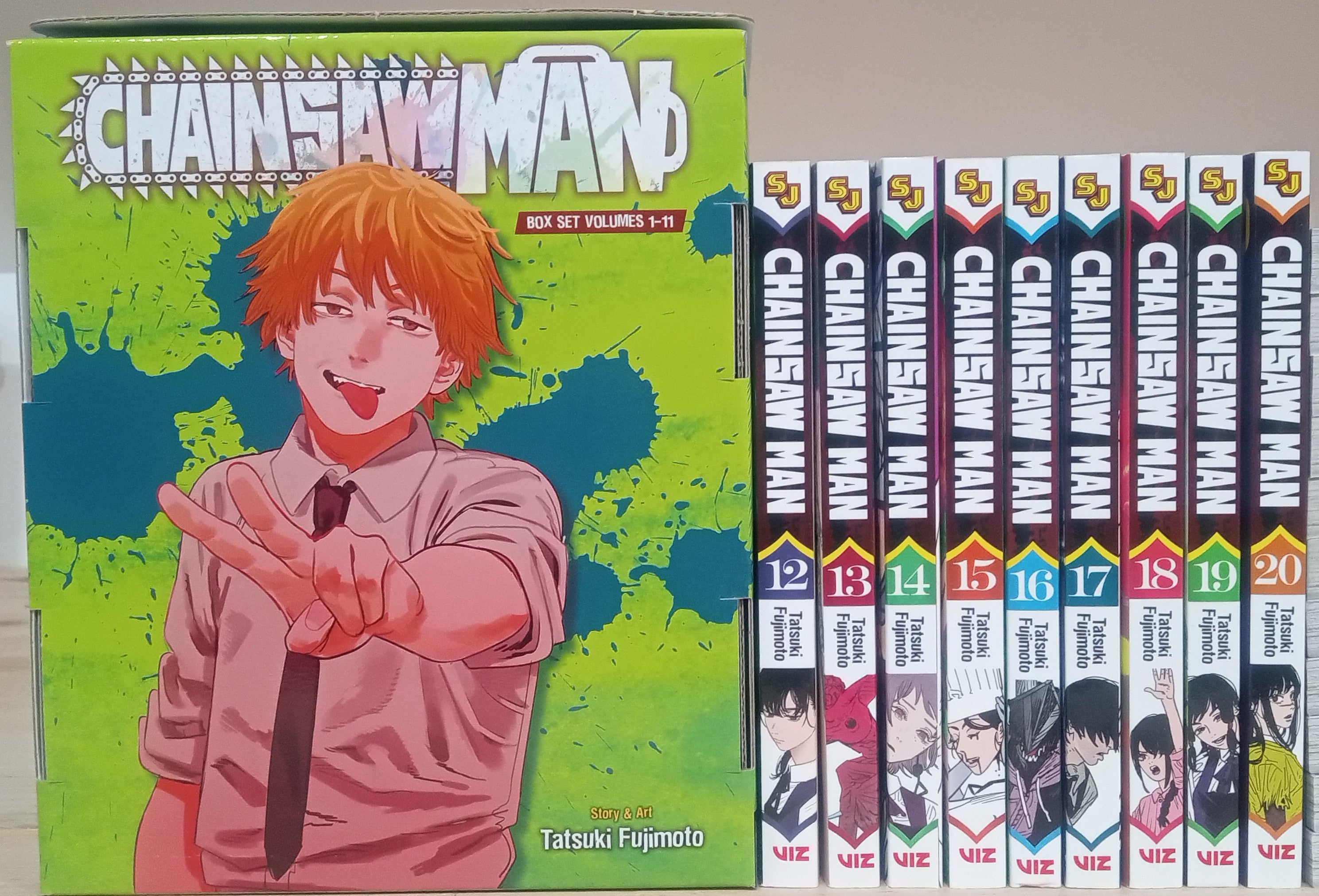 Chainsaw Man Vol. 1-20 Manga Set English Box Set Included – BKManga