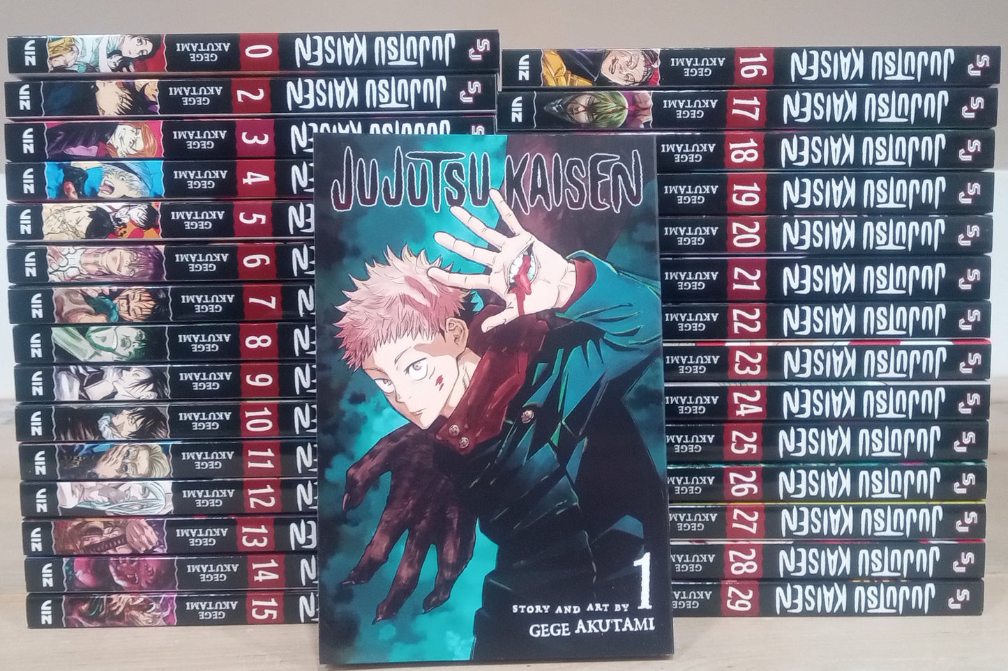 Jujutsu Kaisen Manga Vol. 0-29 (30 books) English Complete Set
