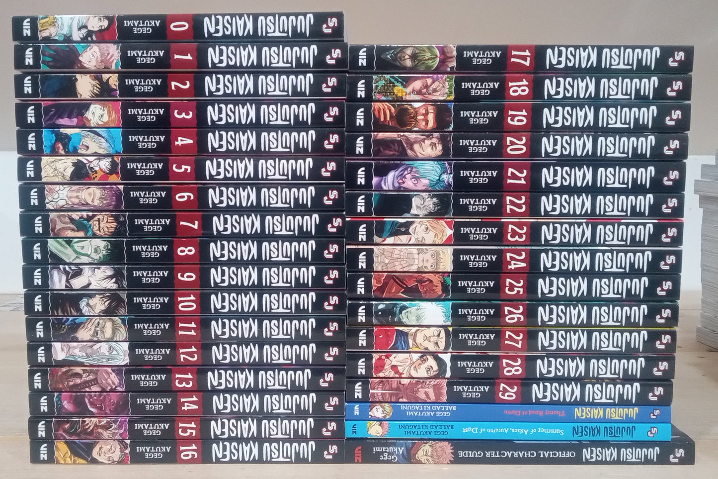 Jujutsu Kaisen Manga Vol. 0-29 (30 books) English Complete Set