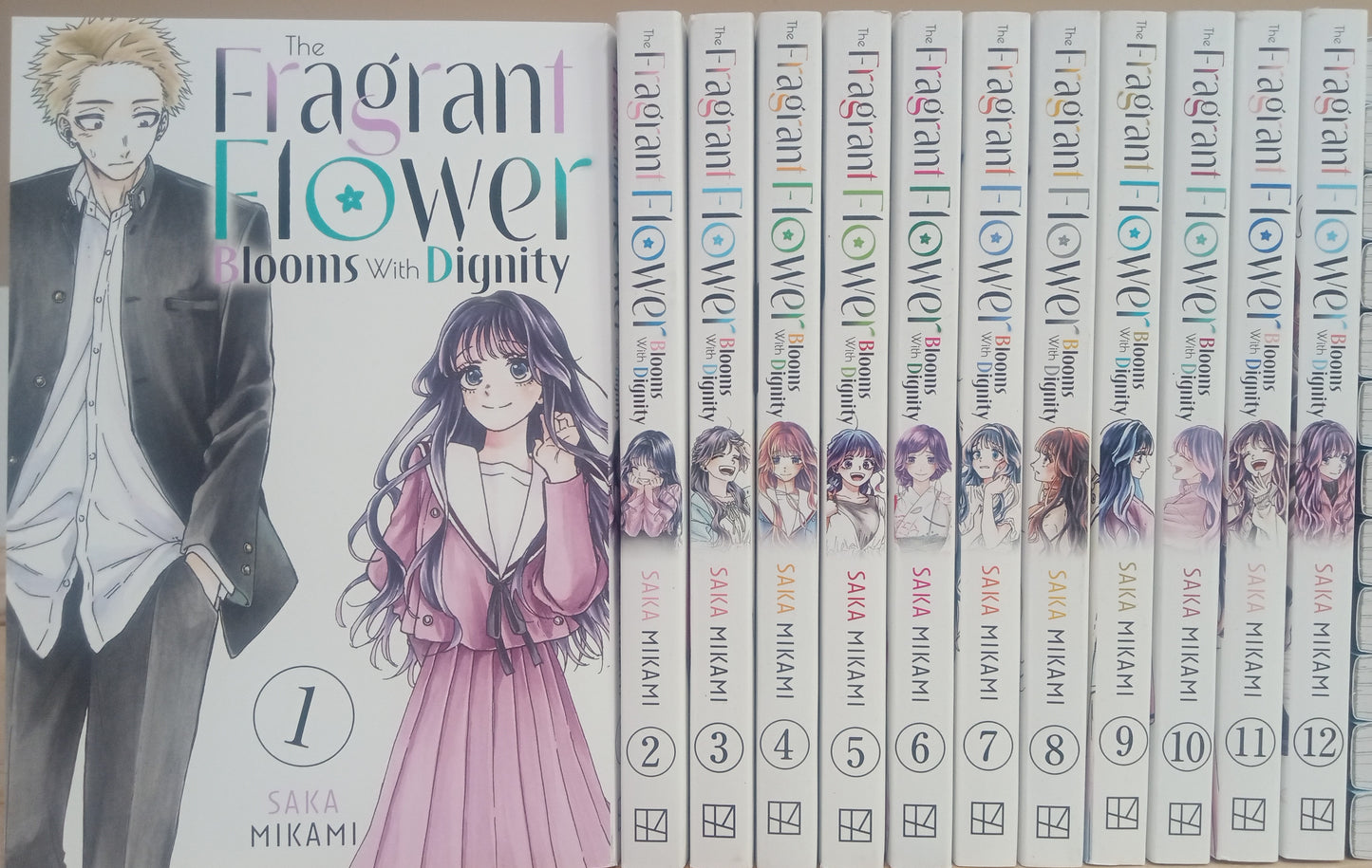 The Fragrant Flower Blooms With Dignity Vol. 1-12 Complete Manga Set English