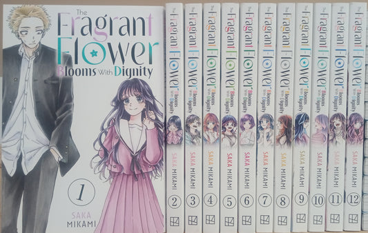 The Fragrant Flower Blooms With Dignity Vol. 1-12 Complete Manga Set English