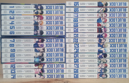 Blue Lock Vol. 1-29 Manga Set English Includes Box Set #1 & 2