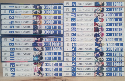 Blue Lock Vol. 1-29 Manga Set English Includes Box Set #1 & 2