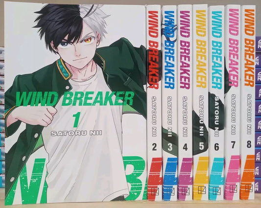 Wind Breaker Vol. 1-8 Manga Complete Set English