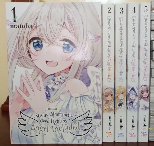 Studio Apartment, Good Lighting, Angel Included Vol. 1-5 Manga Set English